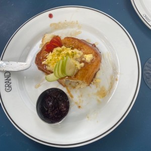 Tostada francesa recubierta en miel 