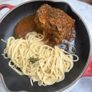 Ossobuco con pasta