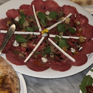 Carpaccio de manzo 