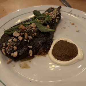 Berenjena al carbon