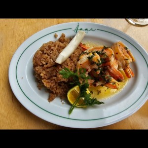 langostinos al ajillo 