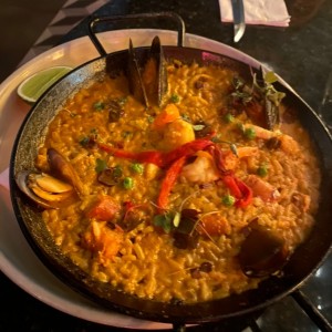 Arroz caldoso de mariscos