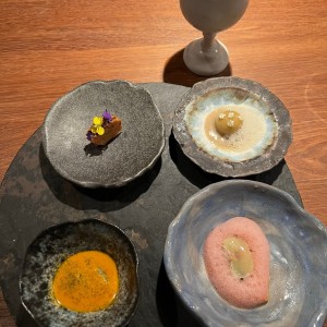 Primer plato experiencia de 8 momentos