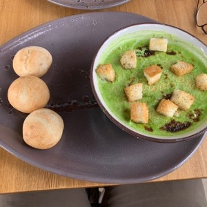 Crema de espinacas 