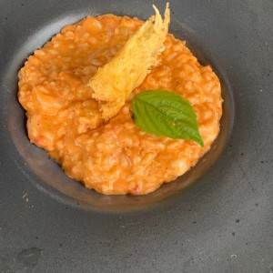 Risotto de camarones