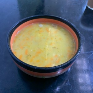 Sopa de entrada