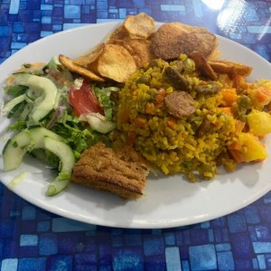 Arroz salteado