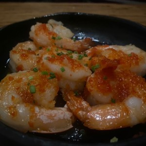 Langostinos al aji dulce 