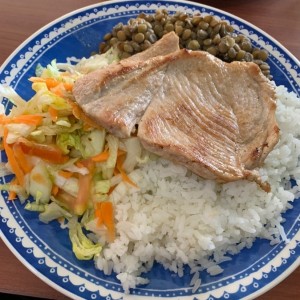 Cerdo a la plancha