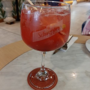 Soda italiana frutos rojos.