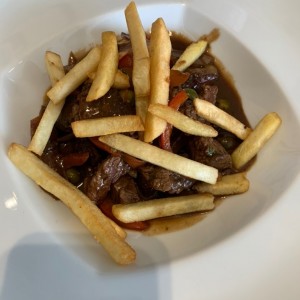 Lomo saltado al wok