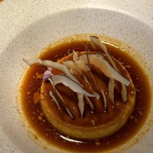 Flan con Coco