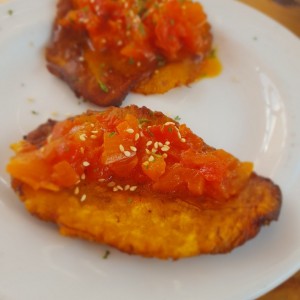 Plátano con hogao