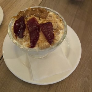 Cheesecake de pera