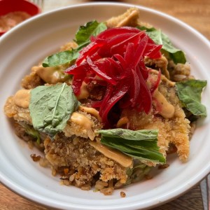 Stir fry de pollo criollo