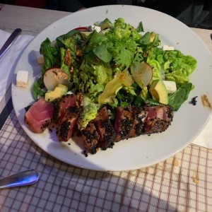 Ensalada quinoa y atun 