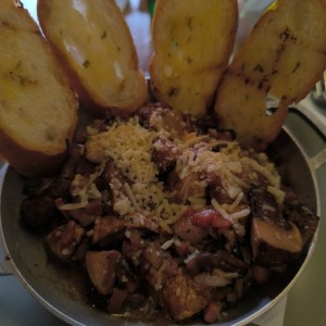 portobellos gratinados