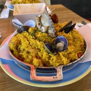 Paella de mariscos 