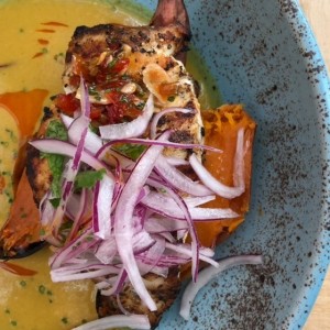 Pesca a la brasa