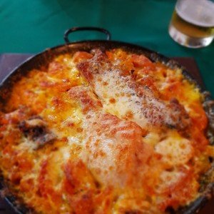 Arroz con costra