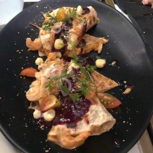 Quesadillas de camarón