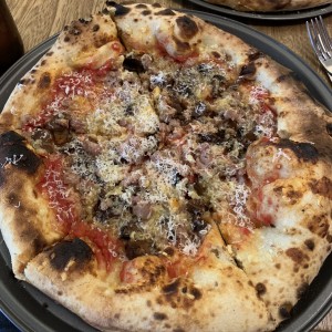 Pizza hongos