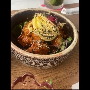 6to plato pollo frito agridulce