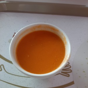 Crema de tomate.