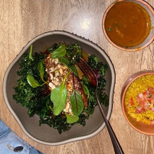 Salmon en costra de nueces