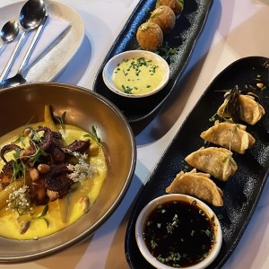 Pulpo y croquetas 