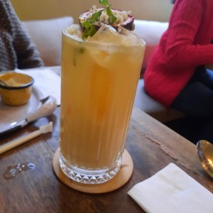Jugo de gulupa y coco