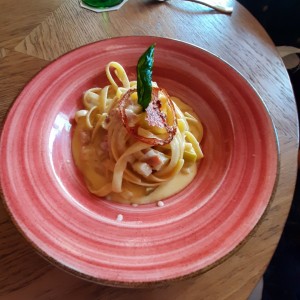 Pasta a la rueda.