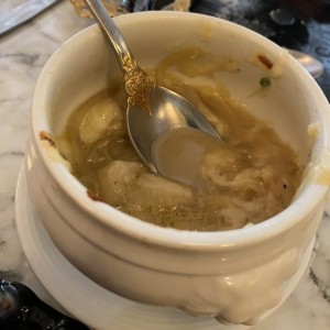 Sopa de cebolla 