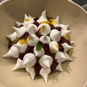 Postre de merengue baudilla
