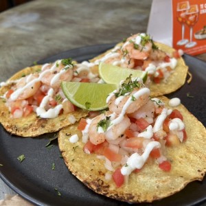 Tacos de camarón