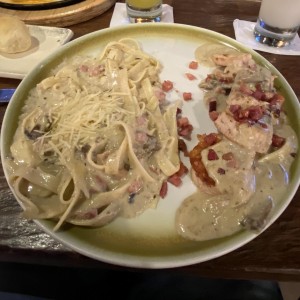 Involtini valdostana de pollo
