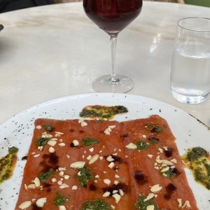Carpaccio de atun
