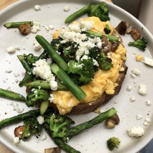 Tostada de la huerta