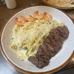 Pasta mar y tierra