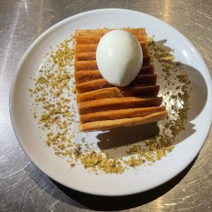 Baklava y pistacho