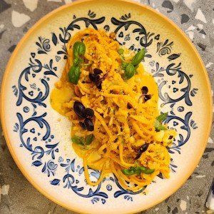 Spaghetti de Chontaduro 