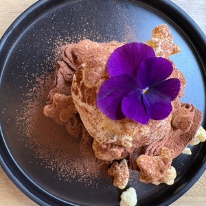 Postre de chocolate