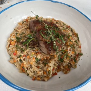 Arroz con cordero