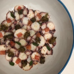 Carpaccio de pulpo