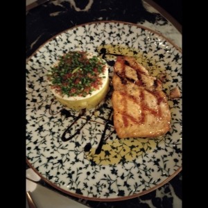 Salmon a la naranja 
