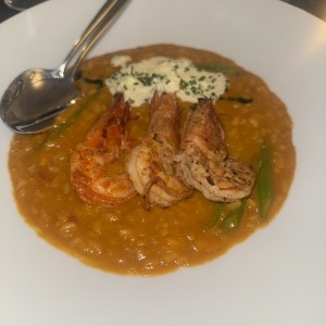 Cremoso de gambas