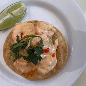 Taco de camarón 