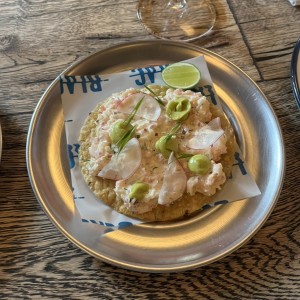 Tostada de cangrejo