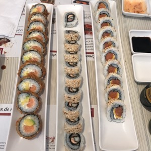 philadelphia crispy, tommy roll, ojo de tigre. 