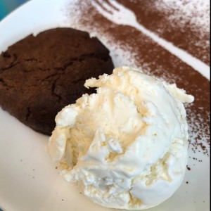 Lava Cookie con helado